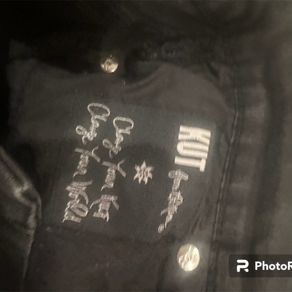 Black denim jeans size 2 Kut from the cloth - Picture 4 of 5